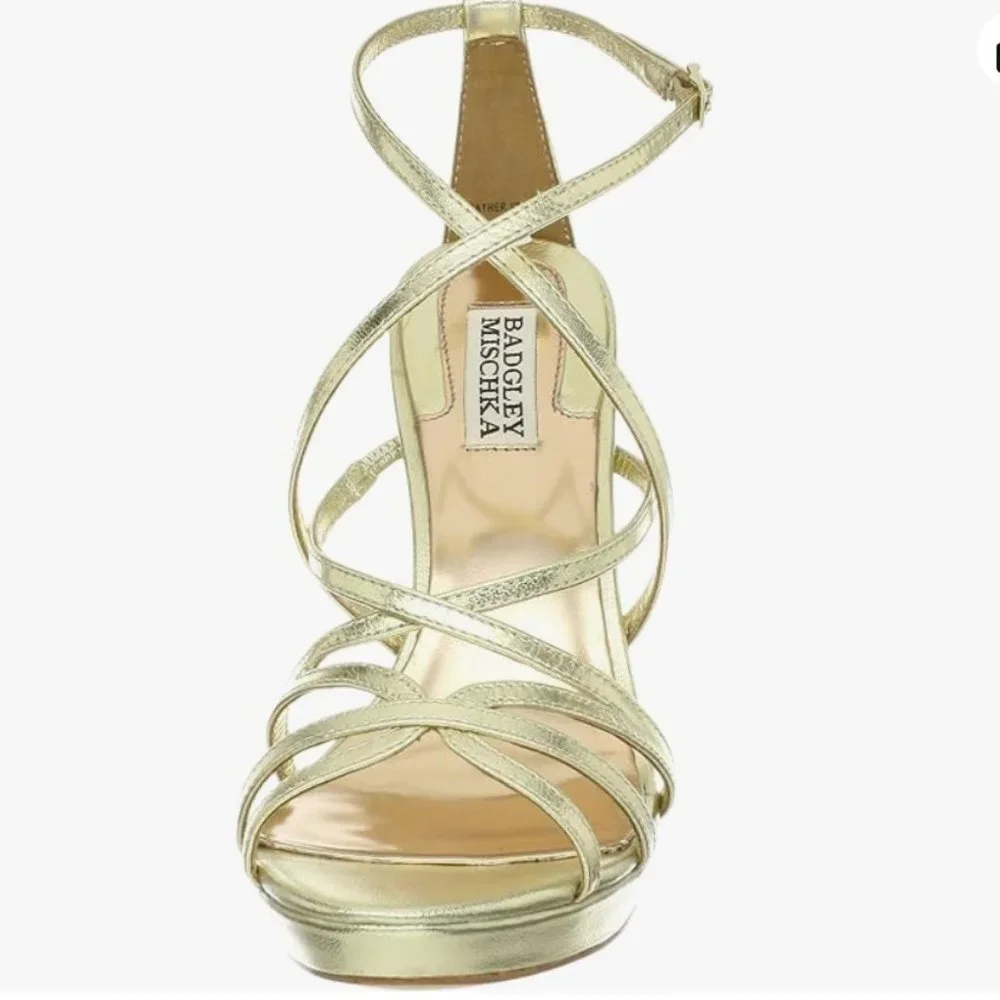 🌸 ✨Badgley Mischka Adonis II rose gold heel✨🌸 - Picture 2 of 9